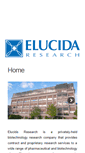 Mobile Screenshot of elucidaresearch.com